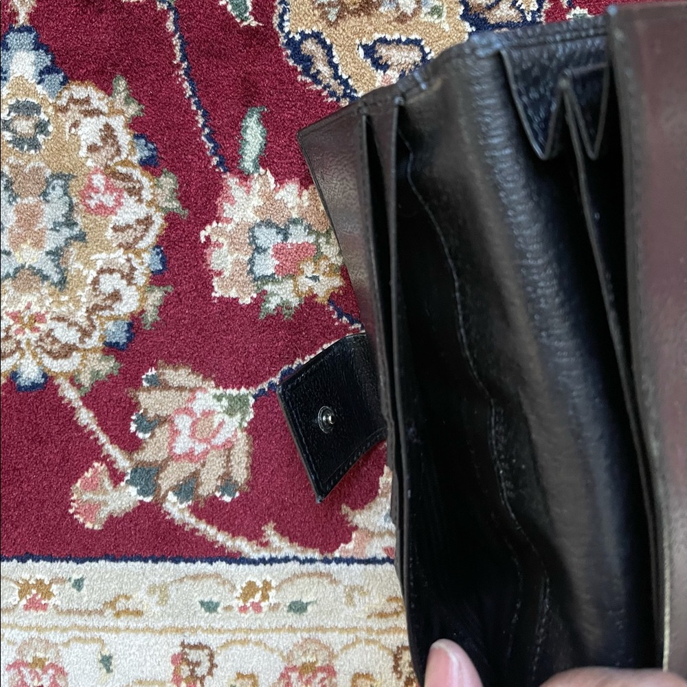 Gucci Brown Monogram Wallet with Green and Red Web Stripe - Picture 5 of 7